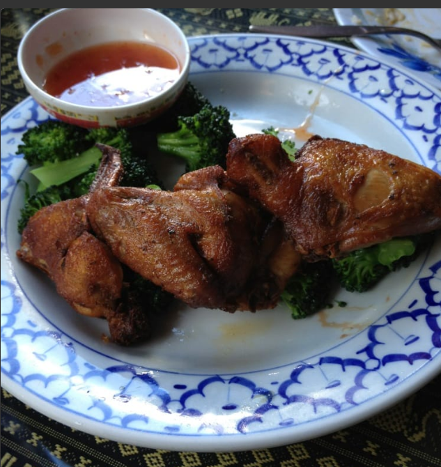 Order 7. Flame Chicken food online from Sivalai Thai Restaurant store, Portland on bringmethat.com