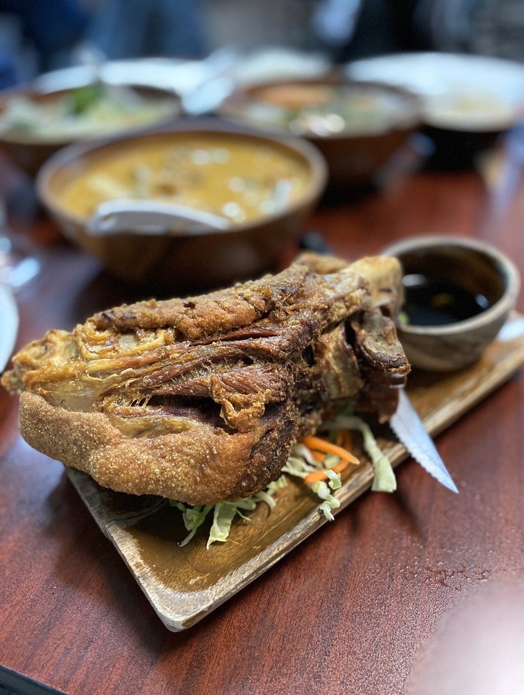 Order Crispy Pata food online from Tambayan Restaurant & Mart store, Portland on bringmethat.com