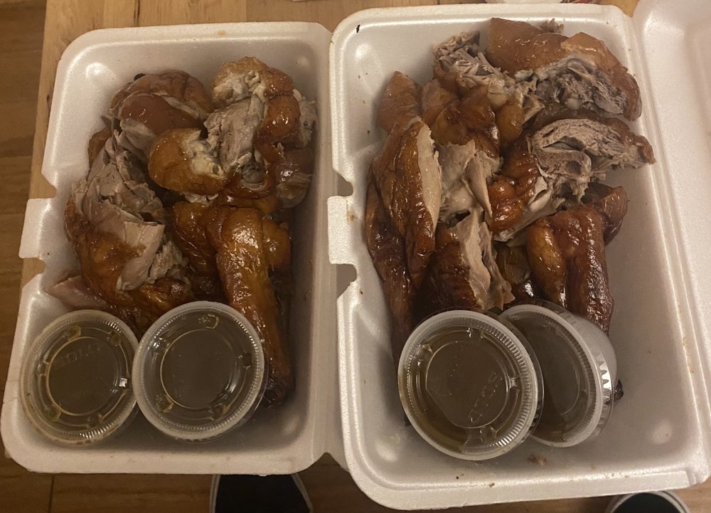 Order House Roast Duck (1/2) food online from David's Mai Lai Wah store, Philadelphia on bringmethat.com