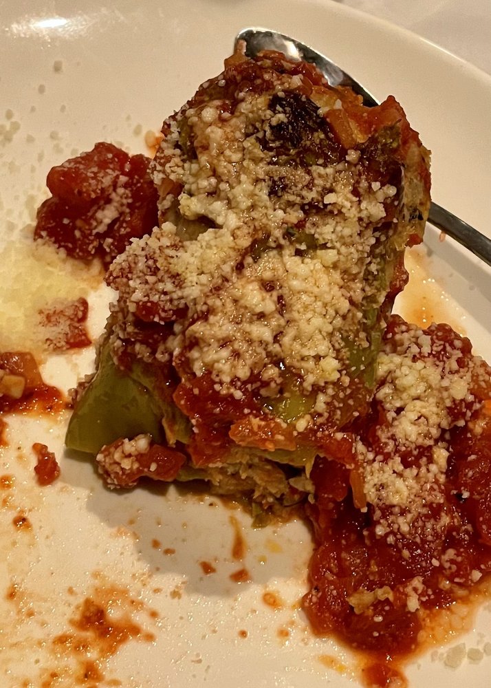 Order Stuffed Italian Peppers (Offered Hot Or Sweet) food online from Hoffstots Cafe Monaco store, Oakmont on bringmethat.com