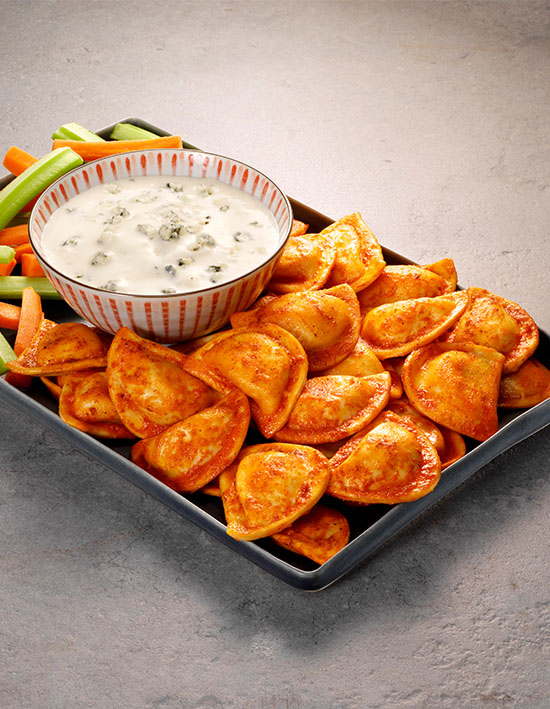 Order Buffalo Pierogies food online from Backdraft Restaurant store, Lake Ariel on bringmethat.com