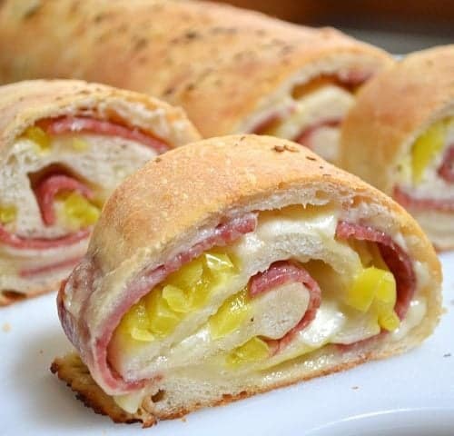Order Meat Stromboli (Small 12") food online from Backdraft Restaurant store, Lake Ariel on bringmethat.com