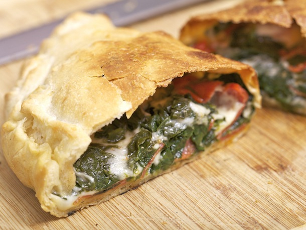 Order Calzone (Small 12") food online from Backdraft Restaurant store, Lake Ariel on bringmethat.com