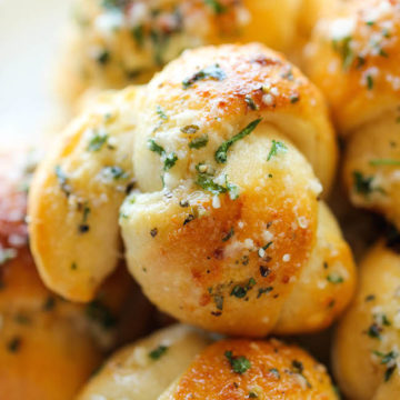Order Garlic Knots (6) food online from Backdraft Restaurant store, Lake Ariel on bringmethat.com