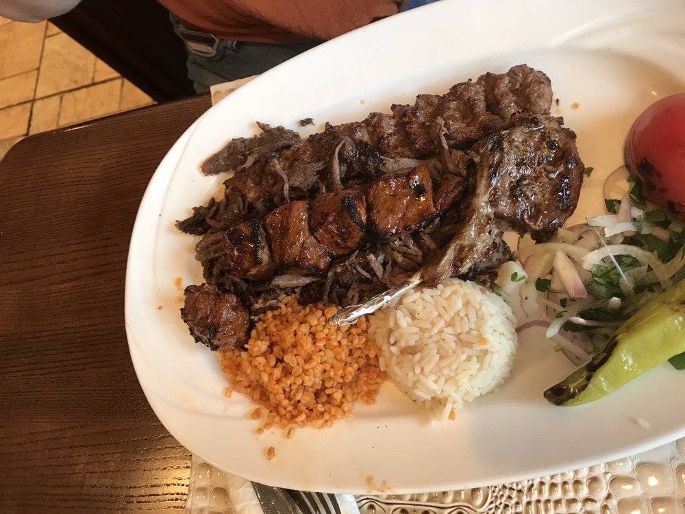 Order Grilled Mix Meat Dinner food online from Saray II Turkish Restaurant store, Springfield on bringmethat.com