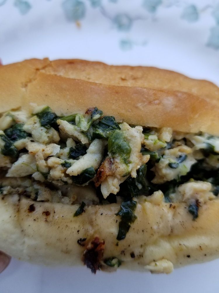 Order Chicken Florentine- Chicken, Spinach, Garlic, Mozzarella food online from Spatolas Pizza store, Doylestown on bringmethat.com