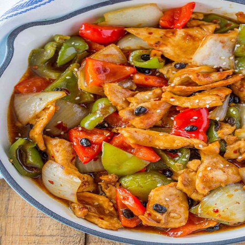 Order Chicken with Black Bean Sauce food online from Panda Buffet store, Elizabethtown on bringmethat.com