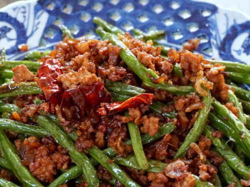 Order Szechuan Spicy Beef w. String Beans food online from Imperial Dragon Inc store, Plainville on bringmethat.com