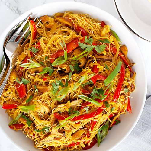 Order Singapore Fried Rice Noodle with Curry food online from Imperial Dragon Inc store, Plainville on bringmethat.com