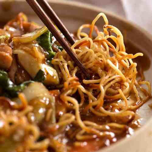 Order Seafood Pan Fried Noodles food online from Imperial Dragon Inc store, Plainville on bringmethat.com
