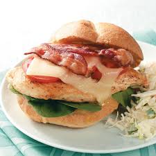 Order Chicken and Bacon Sandwich food online from Lake Pizza & Restaurant store, Webster on bringmethat.com