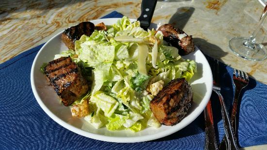 Order Steak Tip Ceasar Salad food online from Kingston House of Pizza store, Kingston on bringmethat.com