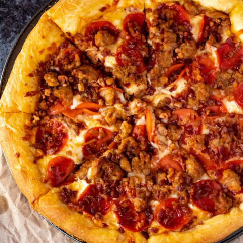 Order Meat Lovers food online from Kingston House of Pizza store, Kingston on bringmethat.com