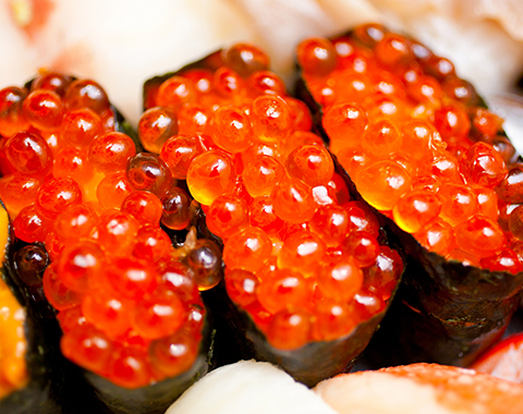 Order * Ikura  ( Salmon Roe ) food online from Peking Tokyo store, Lebanon on bringmethat.com