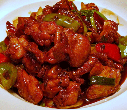 Order Chicken with Spicy Chili Sauce food online from Peking Tokyo store, Lebanon on bringmethat.com