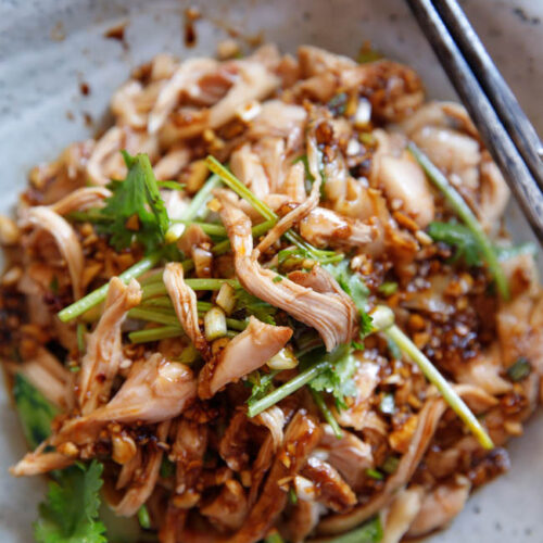 Order Spicy Shredded Chicken in Garlic Sauce food online from Peking Tokyo store, Lebanon on bringmethat.com