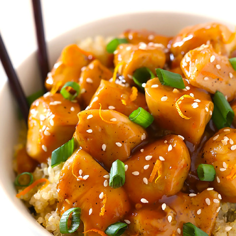 Order 35. Crispy Orange Flavored Chicken food online from Peking Tokyo store, Lebanon on bringmethat.com