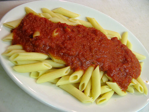 Order Pasta with Marinara Sauce food online from Paul's Pizza House-Restaurant store, Vernon Rockville on bringmethat.com
