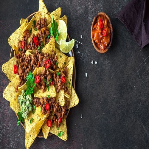 Order Nachos (Grilled Chicken or Beef) food online from Paul's Pizza House-Restaurant store, Vernon Rockville on bringmethat.com