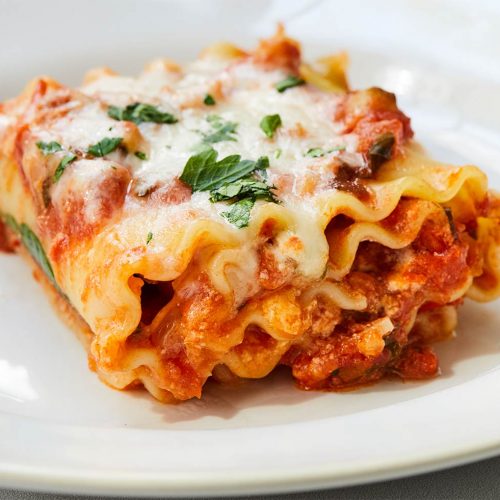 Order Home Baked Lasagna food online from Papa Joe's Wrap Shack store, Bristol on bringmethat.com