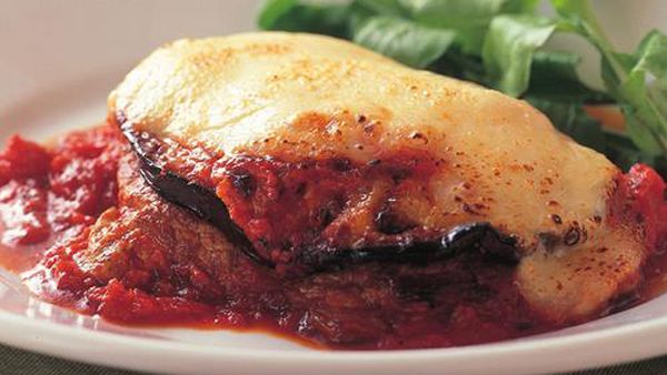 Order Veal & Eggplant Parmigiana food online from Papa Joe's Wrap Shack store, Bristol on bringmethat.com
