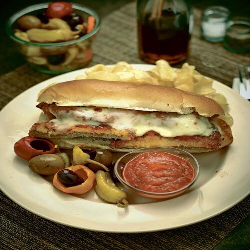 Order Veal Parmigiana food online from Papa Joe's Wrap Shack store, Bristol on bringmethat.com