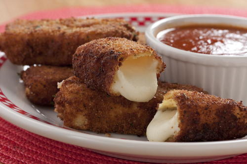 Order Fried Mozzarella Sticks food online from Papa Joe's Wrap Shack store, Bristol on bringmethat.com