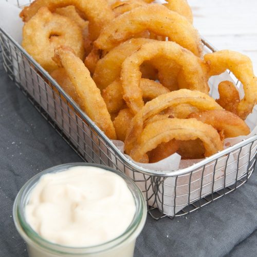 Order Basket of Onion Rings food online from Papa Joe's Wrap Shack store, Bristol on bringmethat.com