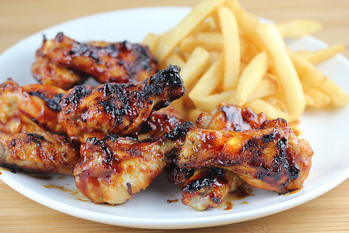 Order Buffalo Strips w/ French Fries food online from Papa Joe's Wrap Shack store, Bristol on bringmethat.com