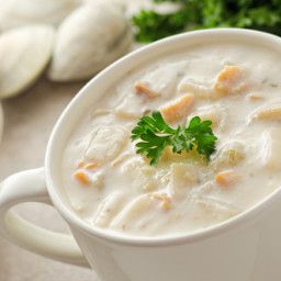 Order New England Clam Chowder food online from Bellissimo Bar+Restaurant store, Naugatuck on bringmethat.com