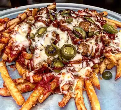 Order Godfather Fries food online from 2 Guys & A Pie Pizzeria store, Bonaire on bringmethat.com