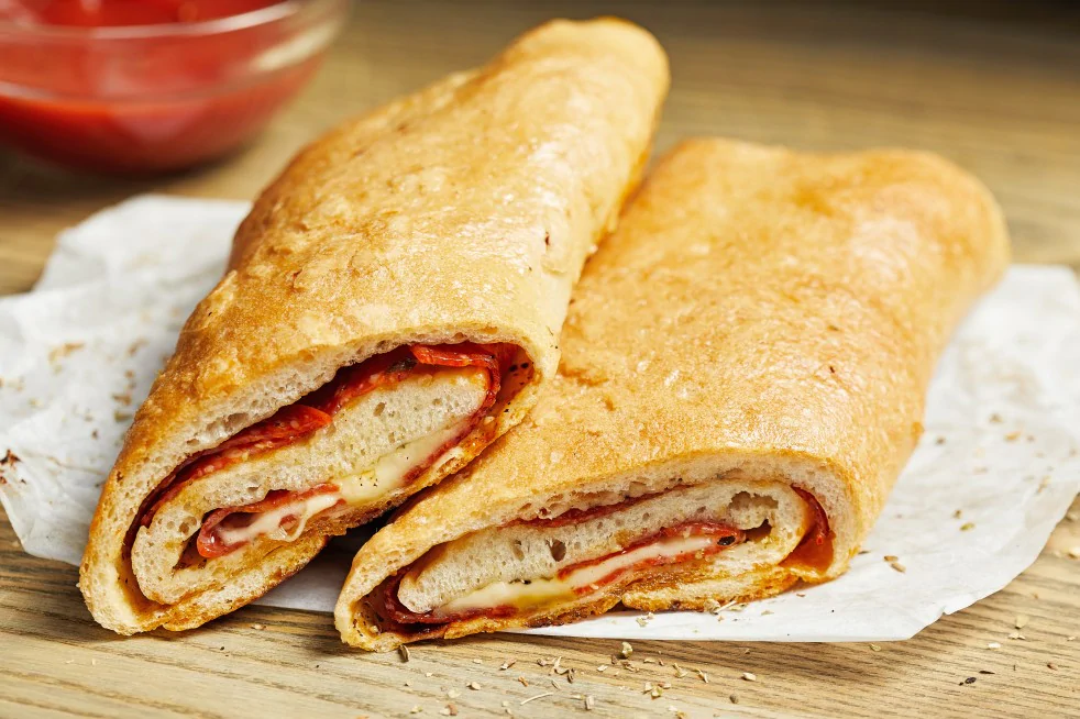 Order The Southern Outlaw Stromboli food online from 2 Guys & A Pie Pizzeria store, Bonaire on bringmethat.com