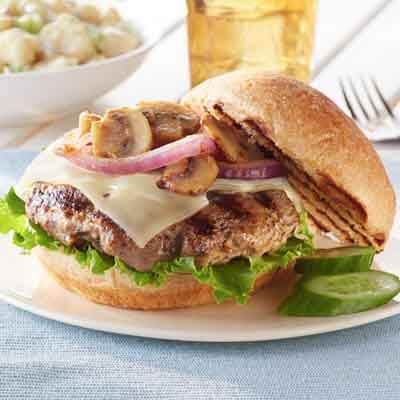 Order The Swiss Burger food online from 2 Guys & A Pie Pizzeria store, Bonaire on bringmethat.com