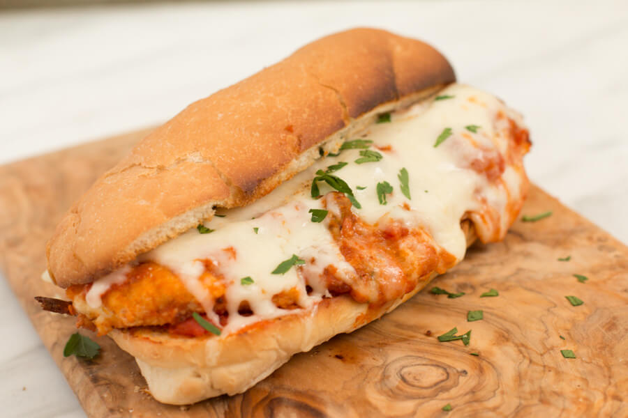 Order Chicken Parmigiana Hoagie food online from 2 Guys & A Pie Pizzeria store, Bonaire on bringmethat.com