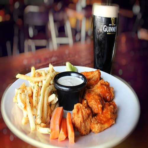 Order  5 Wings, Fries & a Drink Lunch food online from 2 Guys & A Pie Pizzeria store, Bonaire on bringmethat.com