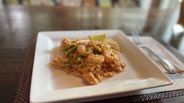 Order C. Shrimp And Eggplants food online from Ruan Thai Cuisine store, Hilton Head Island on bringmethat.com