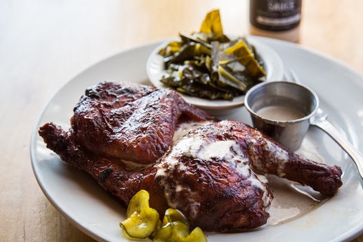 Order Bar-B-Q Chicken with Morgan Co. White Sauce food online from Jim 'N Nick's Bar-B-Q store, Cordova on bringmethat.com