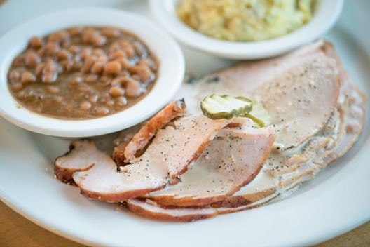 Order Smoked Turkey Breast with Morgan Co. Sauce food online from Jim 'N Nick's Bar-B-Q store, Cordova on bringmethat.com