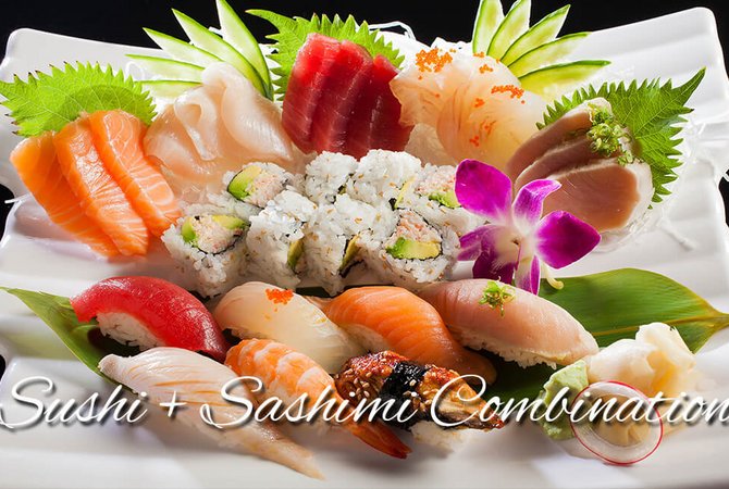 Order Sushi & Sashimi Combo for 2  food online from Sakura Hermitage store, Hermitage on bringmethat.com