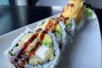 Order Chicken Tempura Roll  food online from Sakura Hermitage store, Hermitage on bringmethat.com
