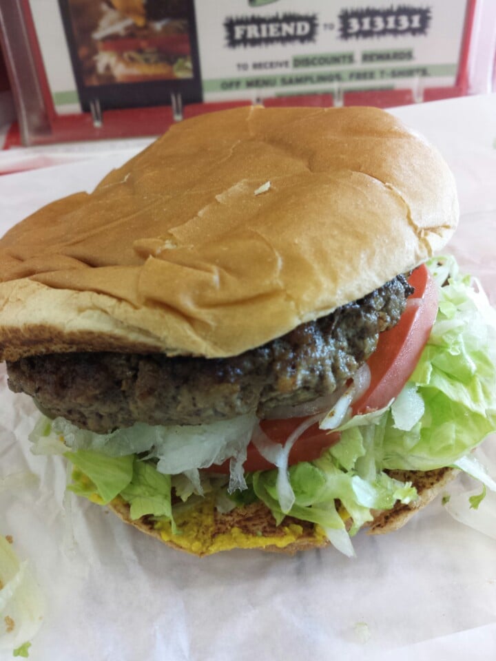 Order Hamburger (1/2 lb.) food online from Kincaid's store, Arlington on bringmethat.com
