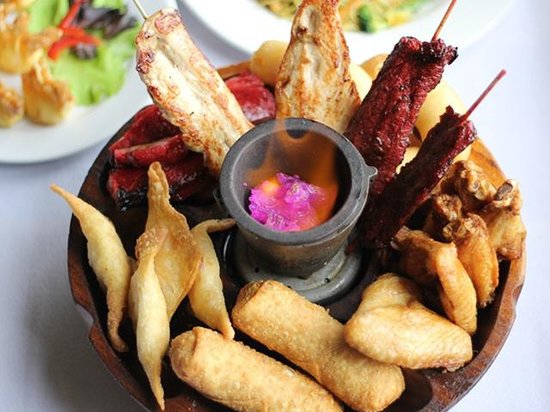 Order Pu Pu Platter food online from Golden City Chinese Restaurant store, Altamonte Springs on bringmethat.com