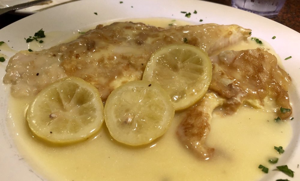 Order Red Snapper Francese food online from Dominic's I Pizza and Pasta store, Boca Raton on bringmethat.com