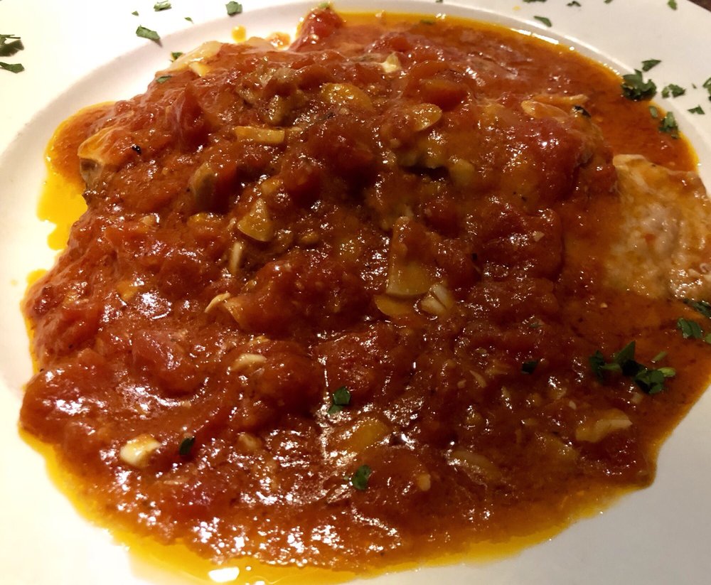Order Veal Pizzaiola food online from Dominic's I Pizza and Pasta store, Boca Raton on bringmethat.com
