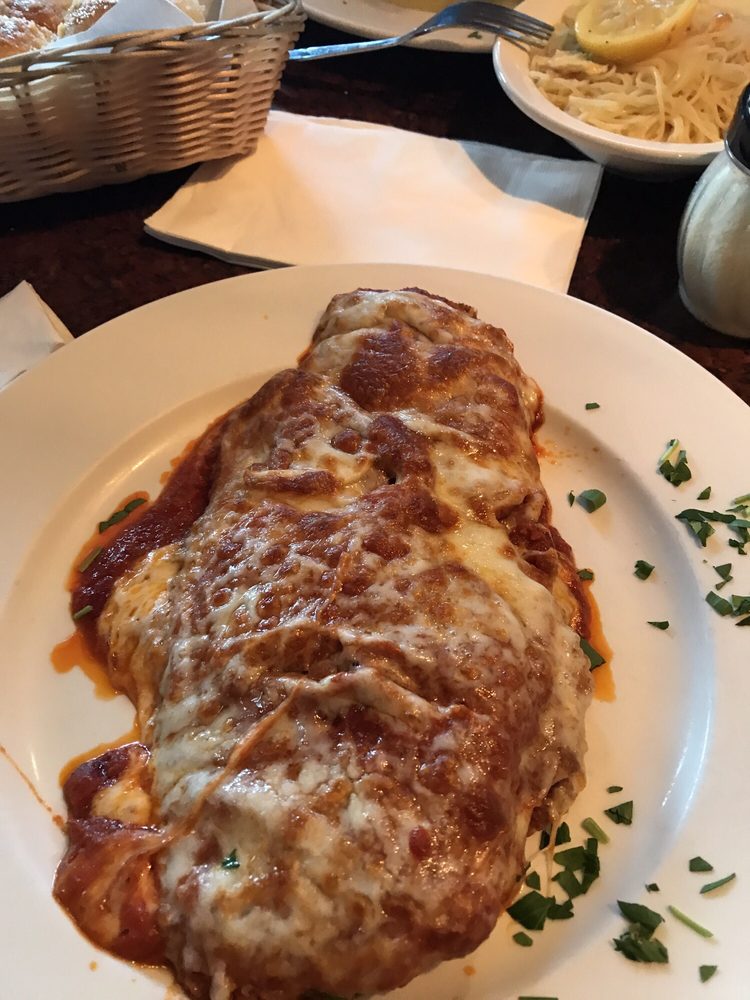 Order Chicken Parmigiana food online from Dominic's I Pizza and Pasta store, Boca Raton on bringmethat.com