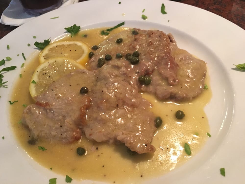 Order Veal Piccata food online from Dominic's I Pizza and Pasta store, Boca Raton on bringmethat.com