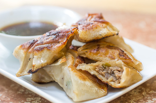 Order Fried Dumplings (8) food online from China Express store, Bradenton on bringmethat.com