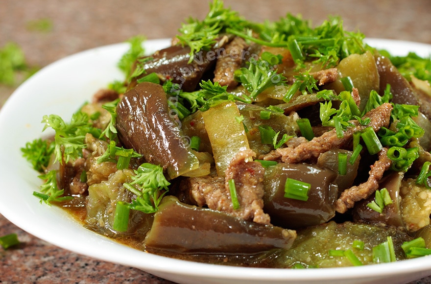 Order Beef w. Eggplant in Garlic Sauce  food online from China Express store, Bradenton on bringmethat.com