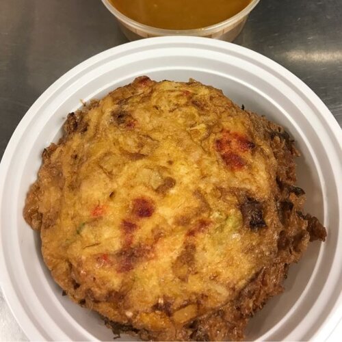 Order Pork Egg Foo Young food online from China Express store, Bradenton on bringmethat.com