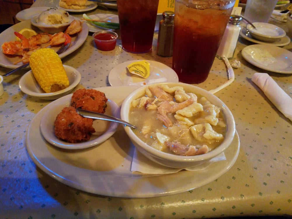 Order Bowl of Chicken & Dumplins food online from Acadiana Cafe store, San Antonio on bringmethat.com